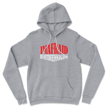 Imafraid Jumitbeeinnagang Hoodie in Athletic Heather color